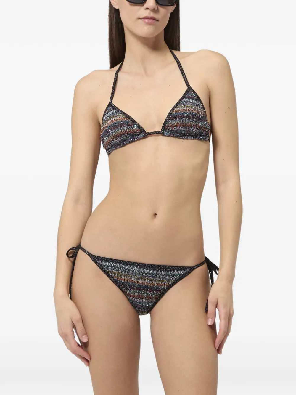 Missoni Women Sequin Zigzag-Pattern Bikini MISSONI