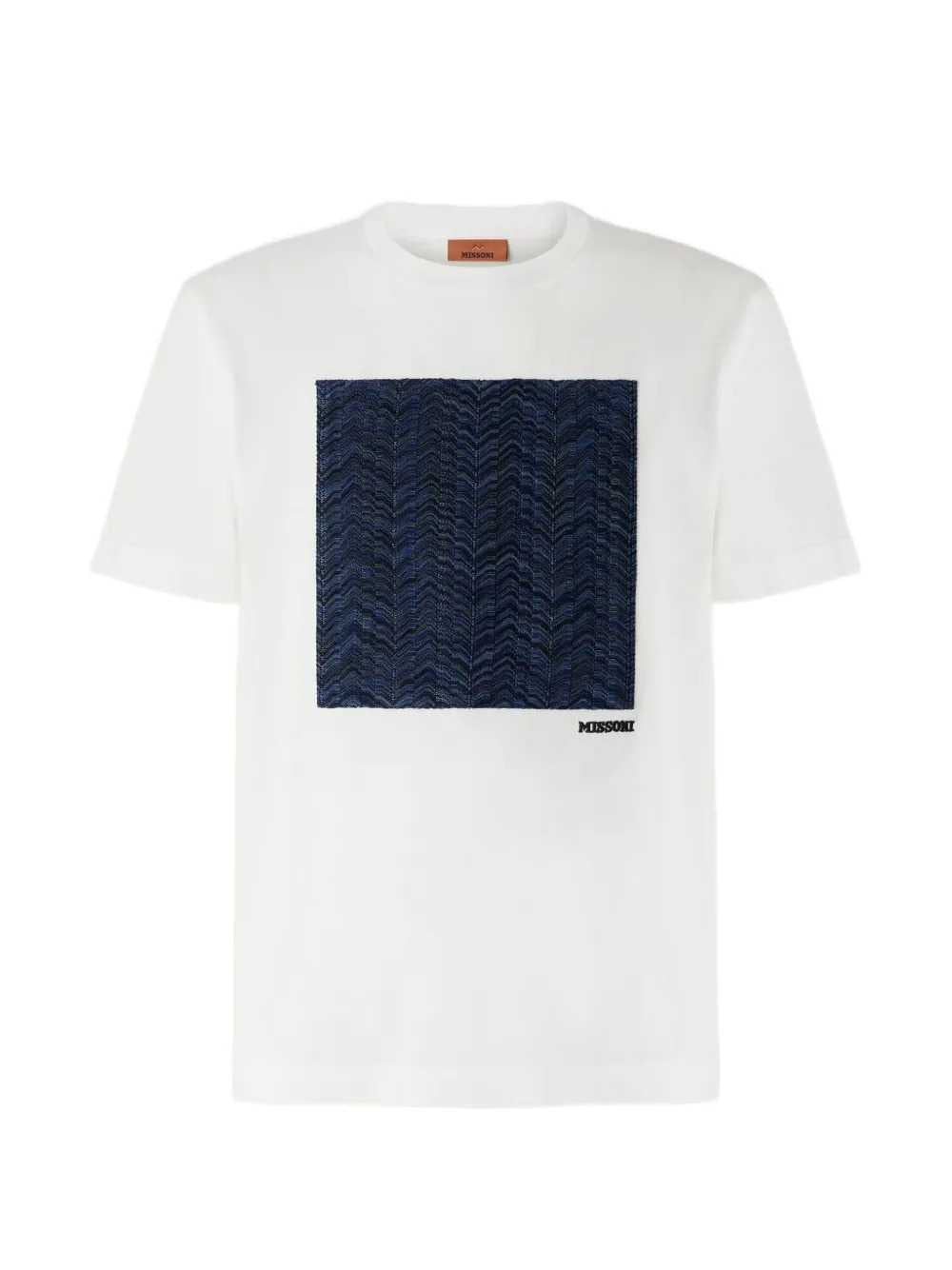 Missoni Men Cotton Jersey Crew-Neck T-Shirt With Insert MISSONI