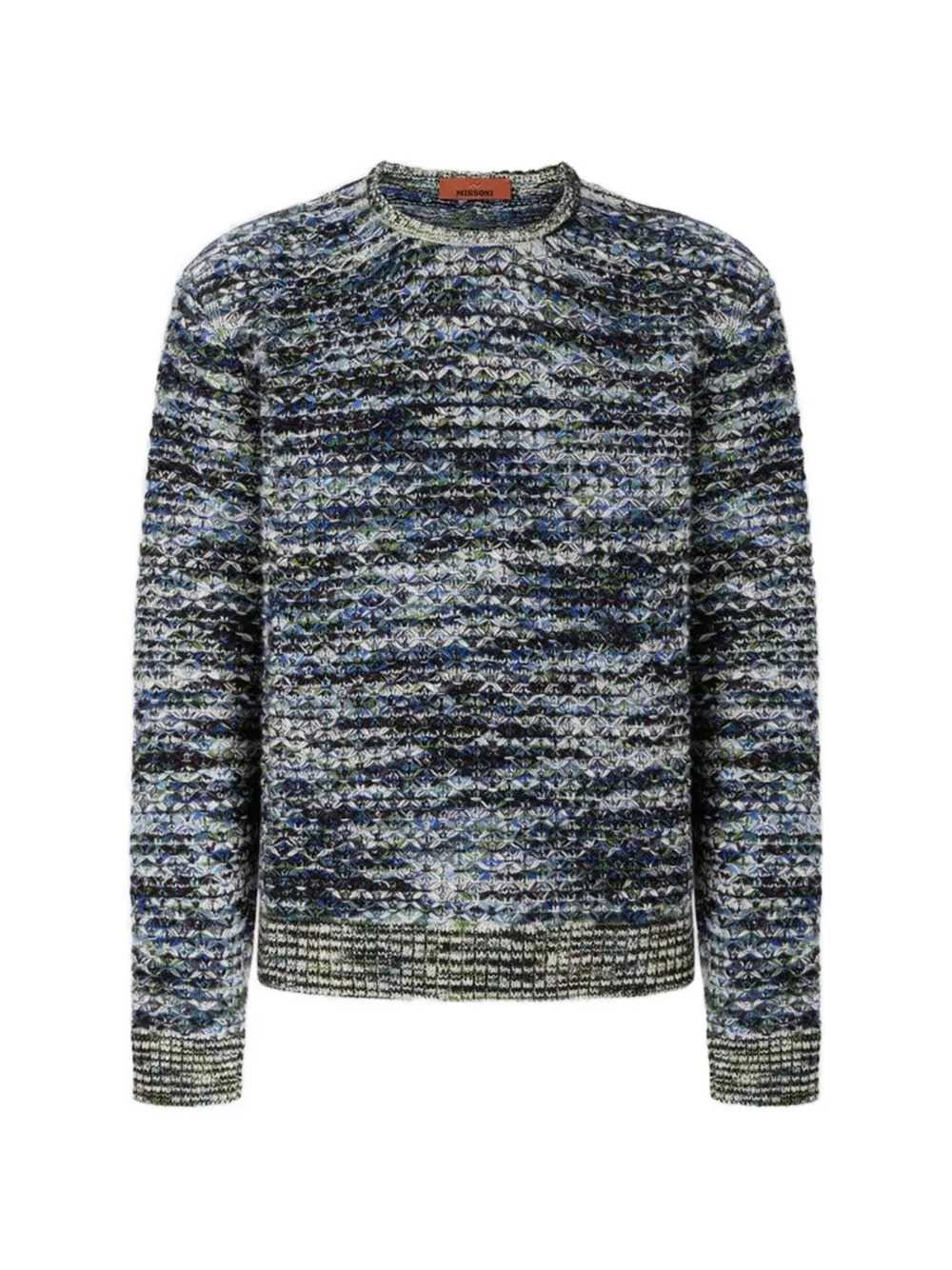Missoni Men Zigzag Knit Crew-Neck Sweater MISSONI