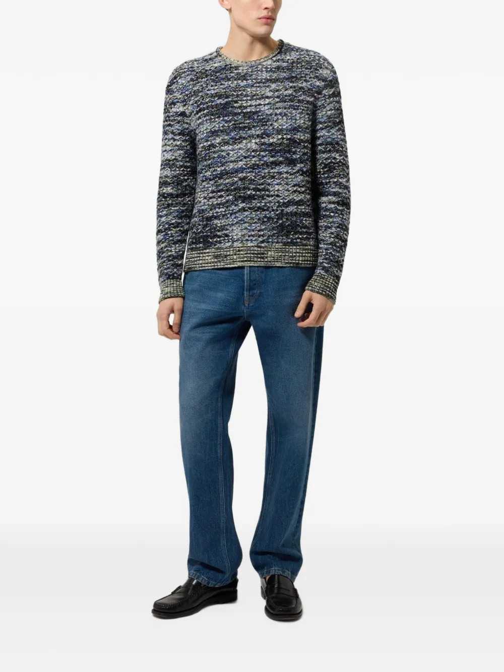 Missoni Men Zigzag Knit Crew-Neck Sweater MISSONI
