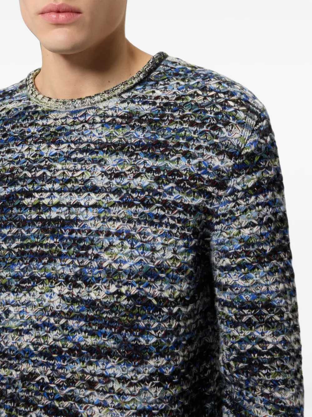 Missoni Men Zigzag Knit Crew-Neck Sweater MISSONI