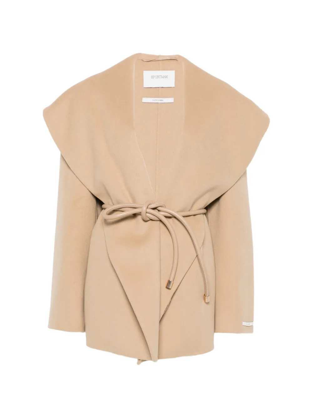 Sportmax Women Belted Shawl-Collar Jacket SPORTMAX