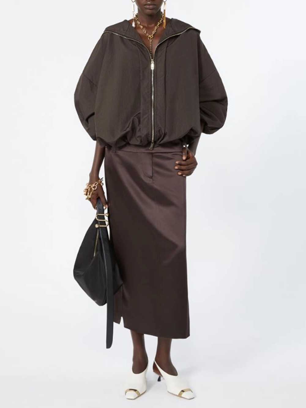 Sportmax Women Hooded Jacket SPORTMAX