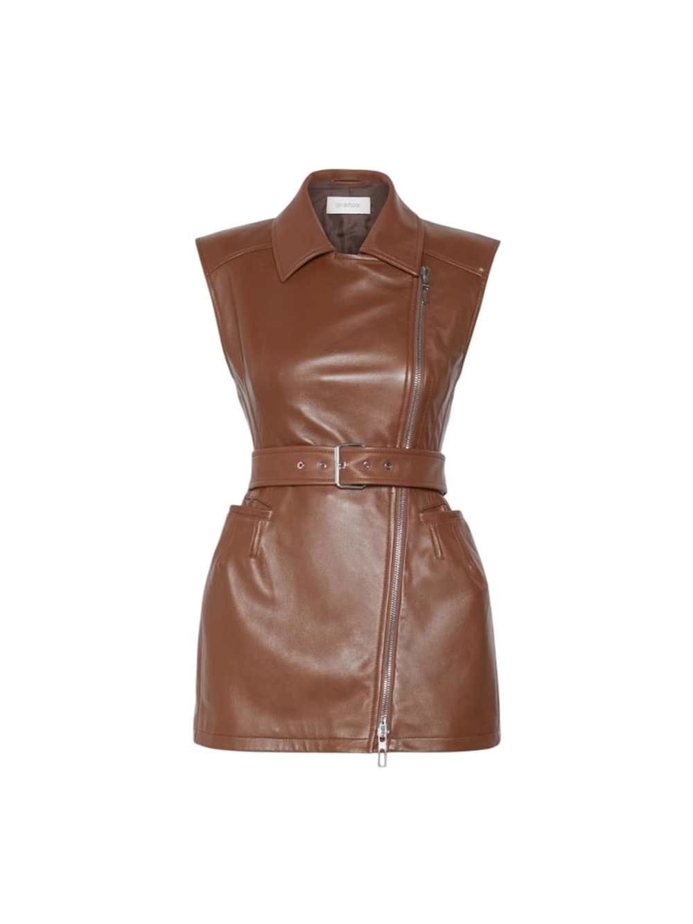 Sportmax Women Belted Sleeveless Jacket SPORTMAX