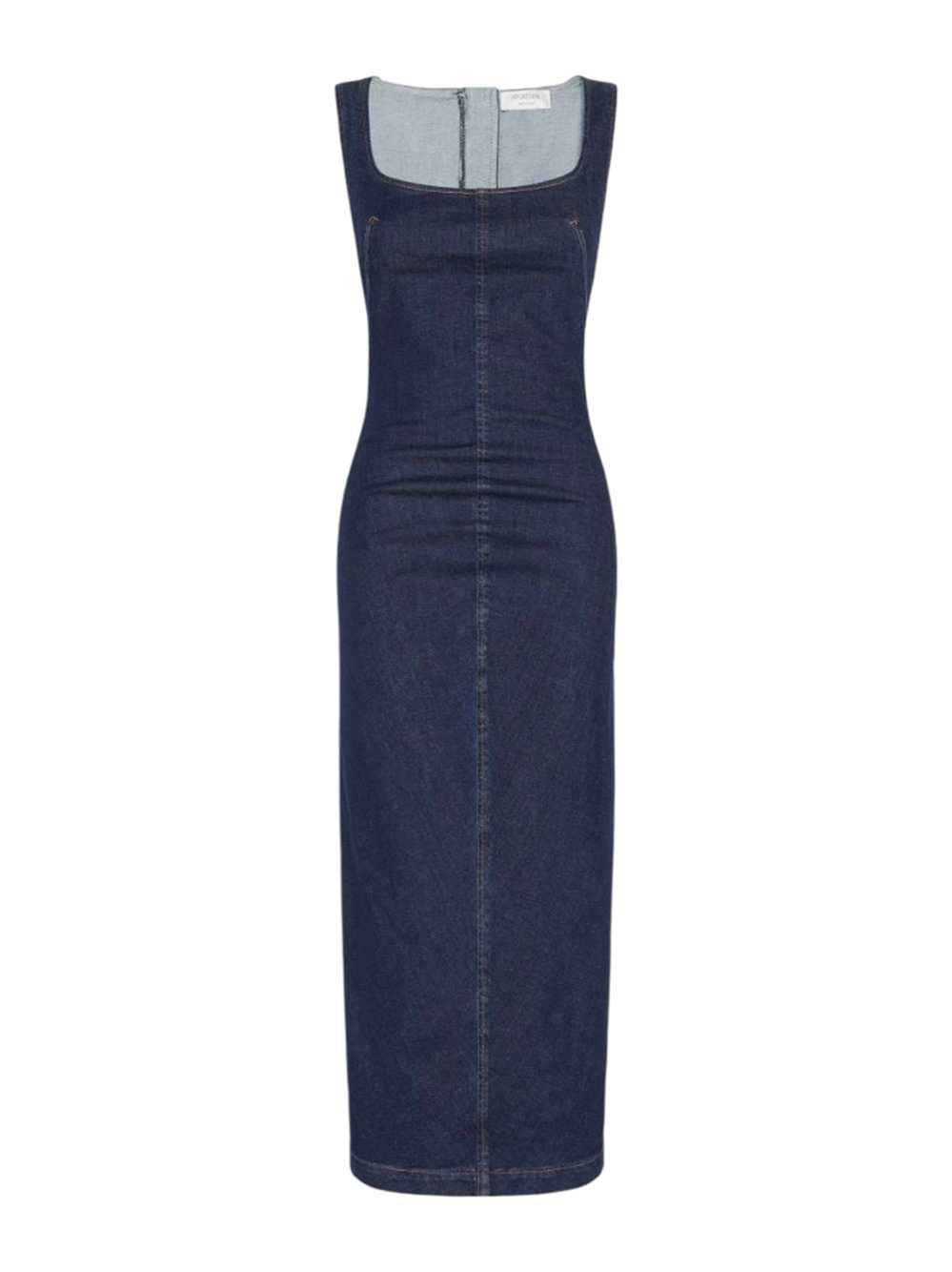 Sportmax Women Denim Dress With Zip Fastening SPORTMAX
