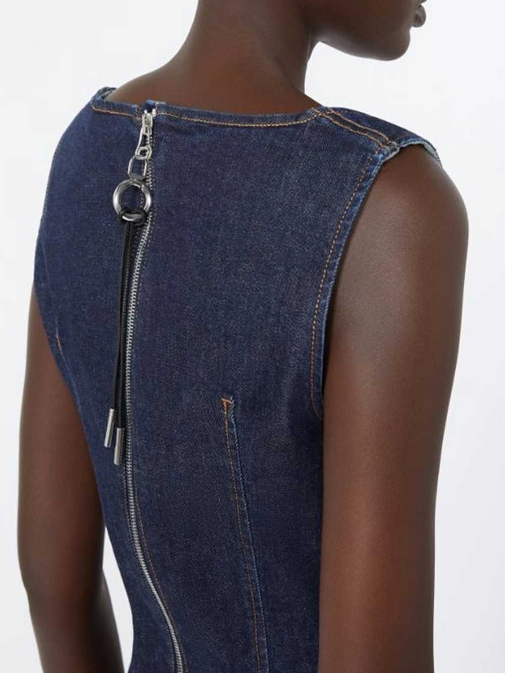 Sportmax Women Denim Dress With Zip Fastening SPORTMAX