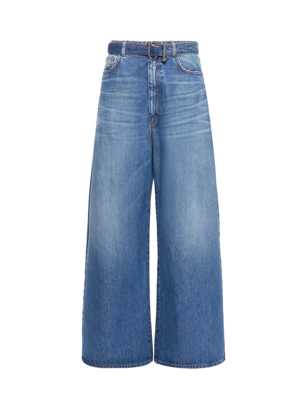 Sportmax Women Belted Wide-Leg Jeans SPORTMAX