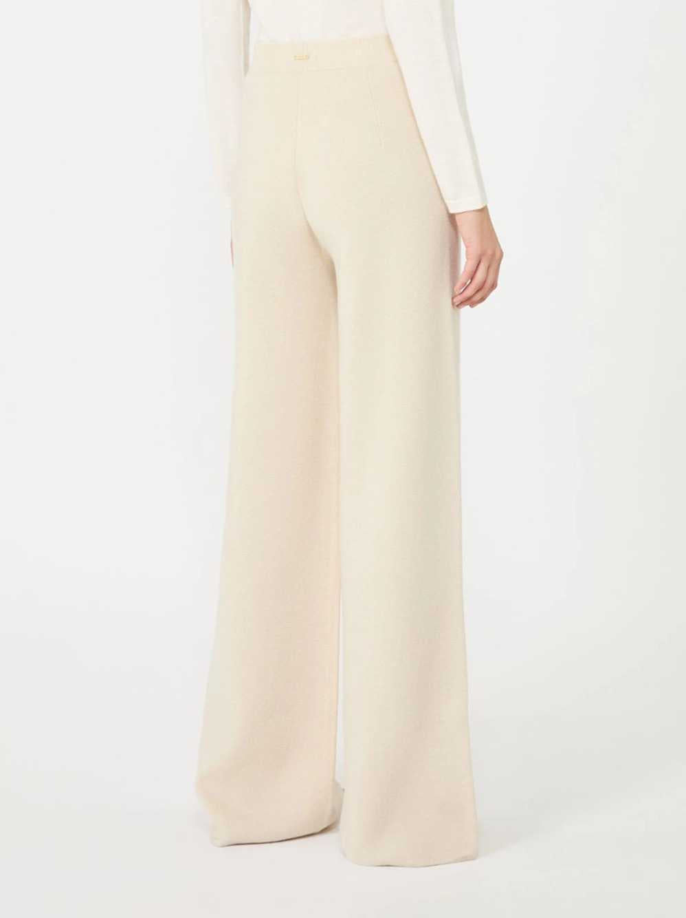Max Mara Women Wide-Leg Wool And Cashmere Blend Trousers - Beige MAX MARA