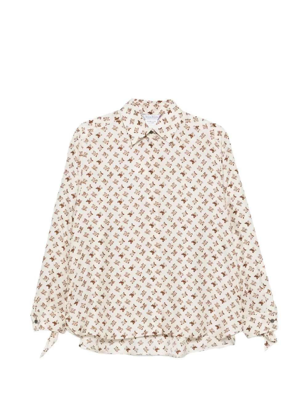 Max Mara Women Oversized Printed Silk Shirt MAX MARA