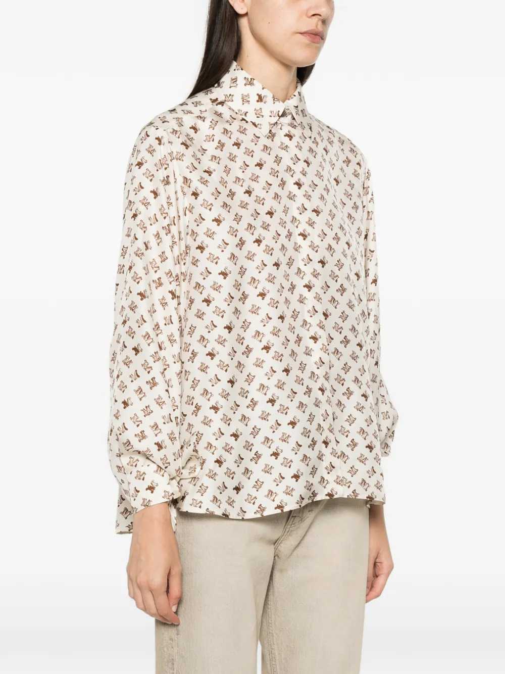 Max Mara Women Oversized Printed Silk Shirt MAX MARA