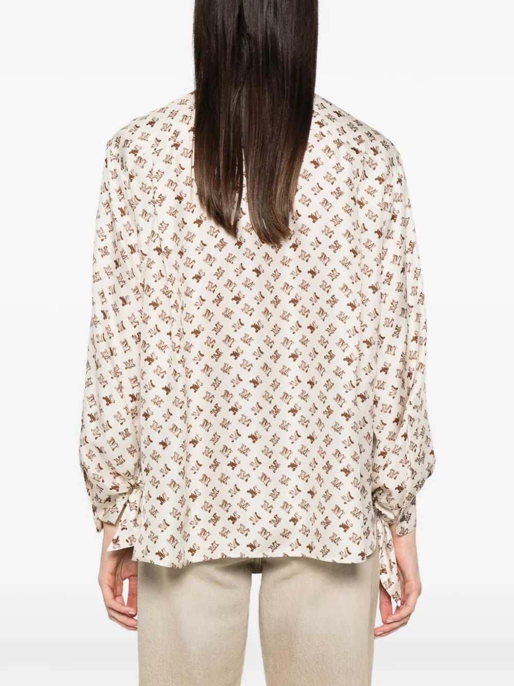 Max Mara Women Oversized Printed Silk Shirt MAX MARA