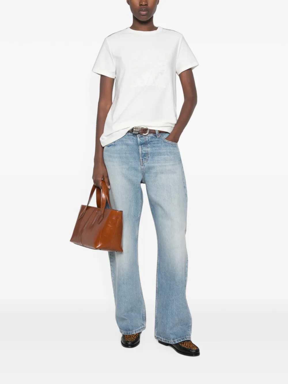 Max Mara Women Panfilo Logo Crew-Neck T-Shirt MAX MARA