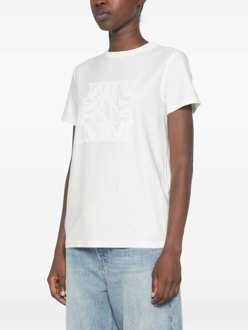 Max Mara Women Panfilo Logo Crew-Neck T-Shirt MAX MARA