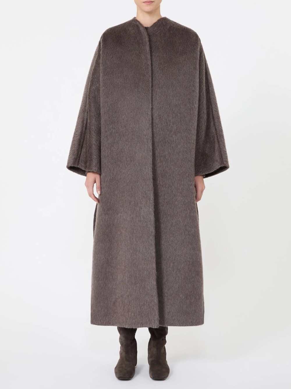 Max Mara Women Oversized Camel Hair And Mohair Coat MAX MARA