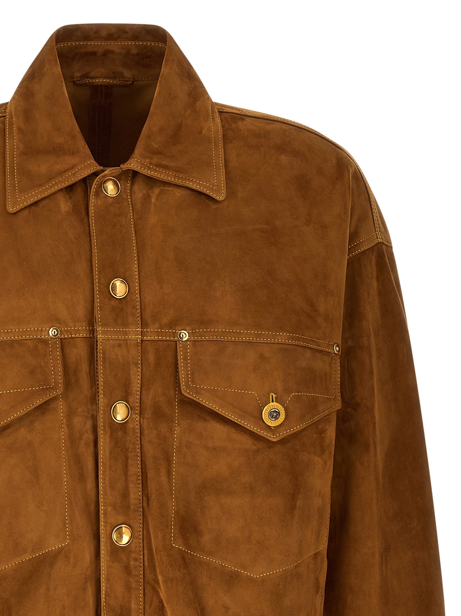 Versace Men Suede Blouson VERSACE