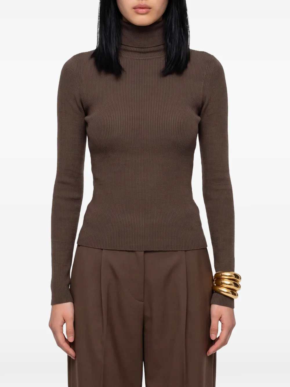 Max Mara Women Ribbed High-Neck Sweater MAX MARA