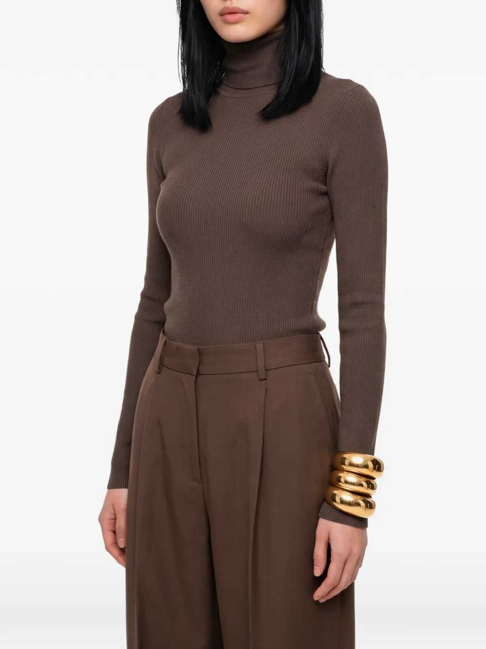 Max Mara Women Ribbed High-Neck Sweater MAX MARA