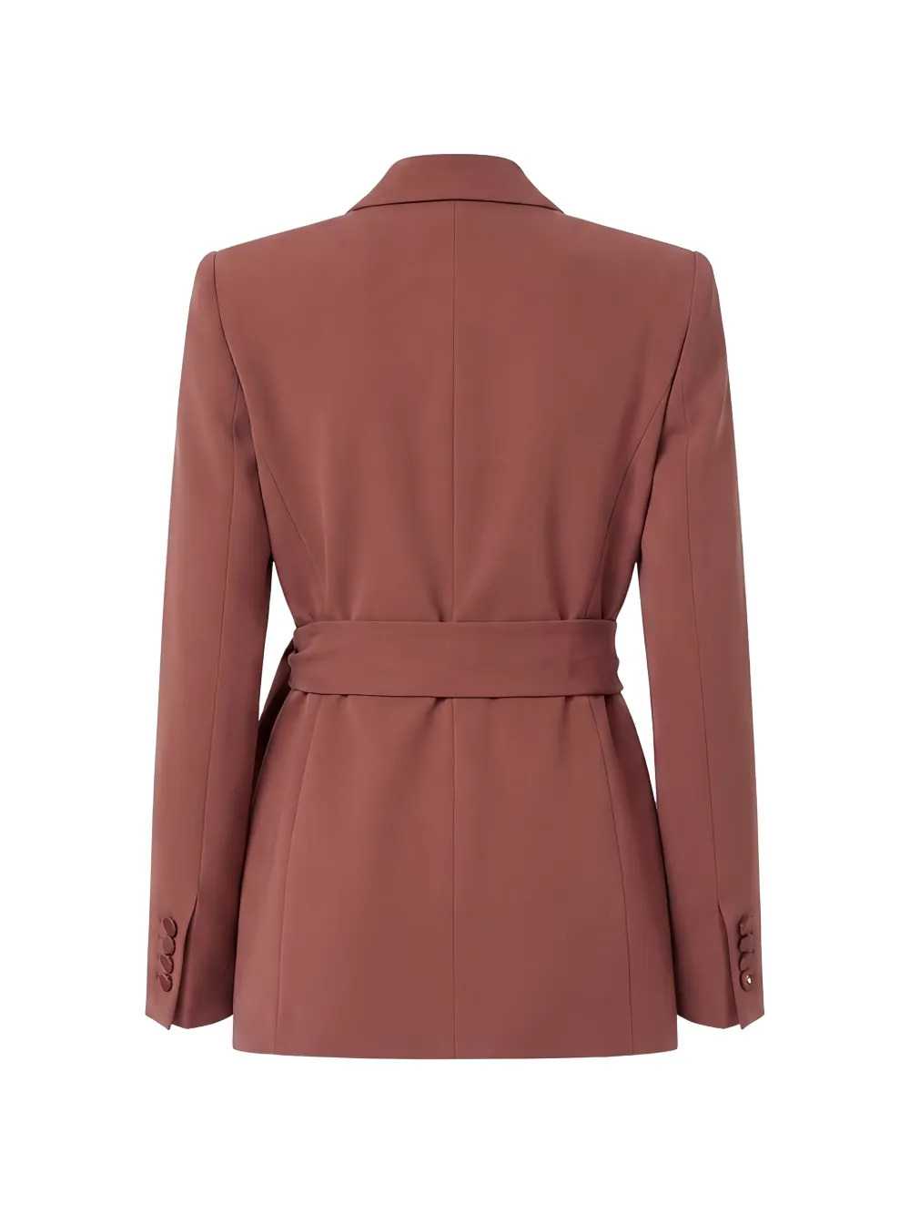 Max Mara Women Belted Blazer With Satin Lapels MAX MARA