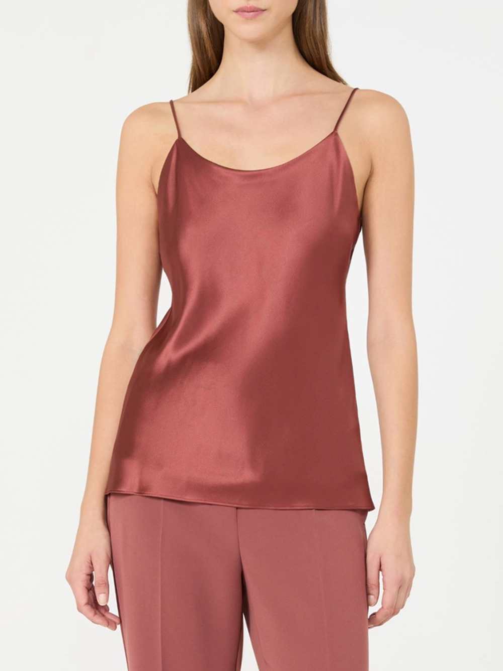 Max Mara Women Silk Satin Top MAX MARA