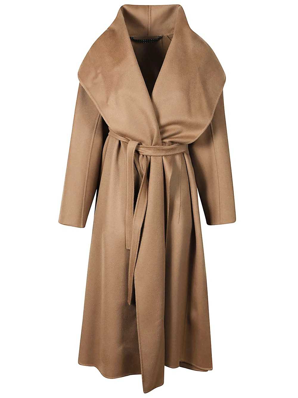 Max Mara Women Coat With Shawl Collar And Belt MAX MARA
