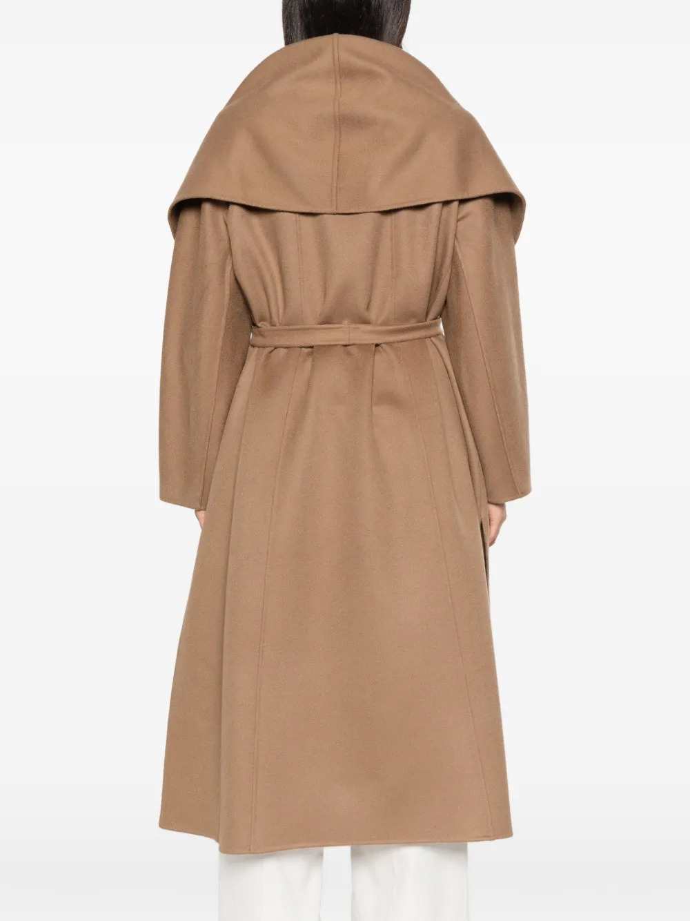 Max Mara Women Coat With Shawl Collar And Belt MAX MARA