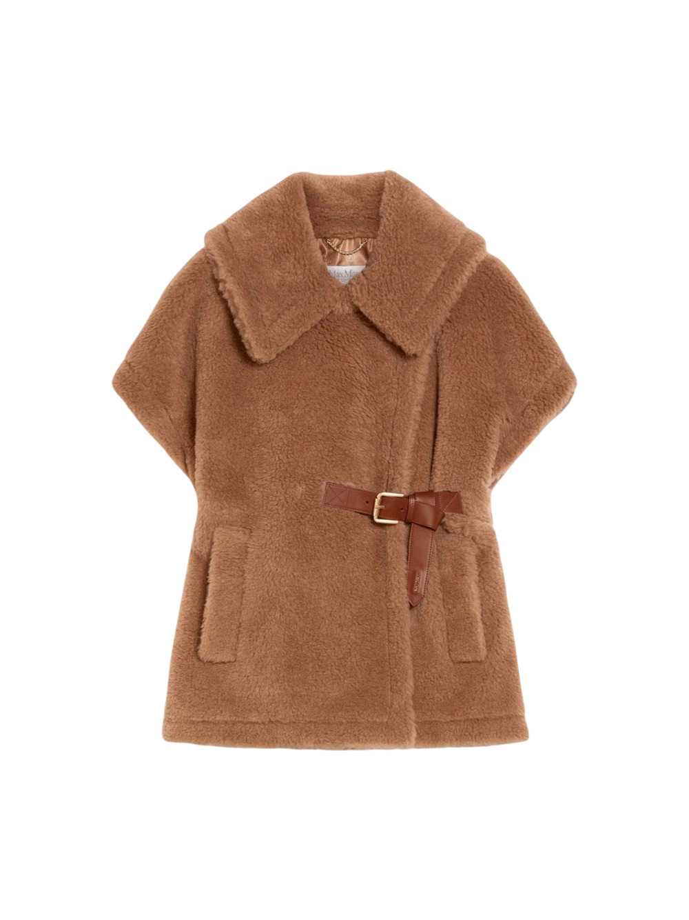 Max Mara Women Camel-Hair Teddy Fabric Cape MAX MARA