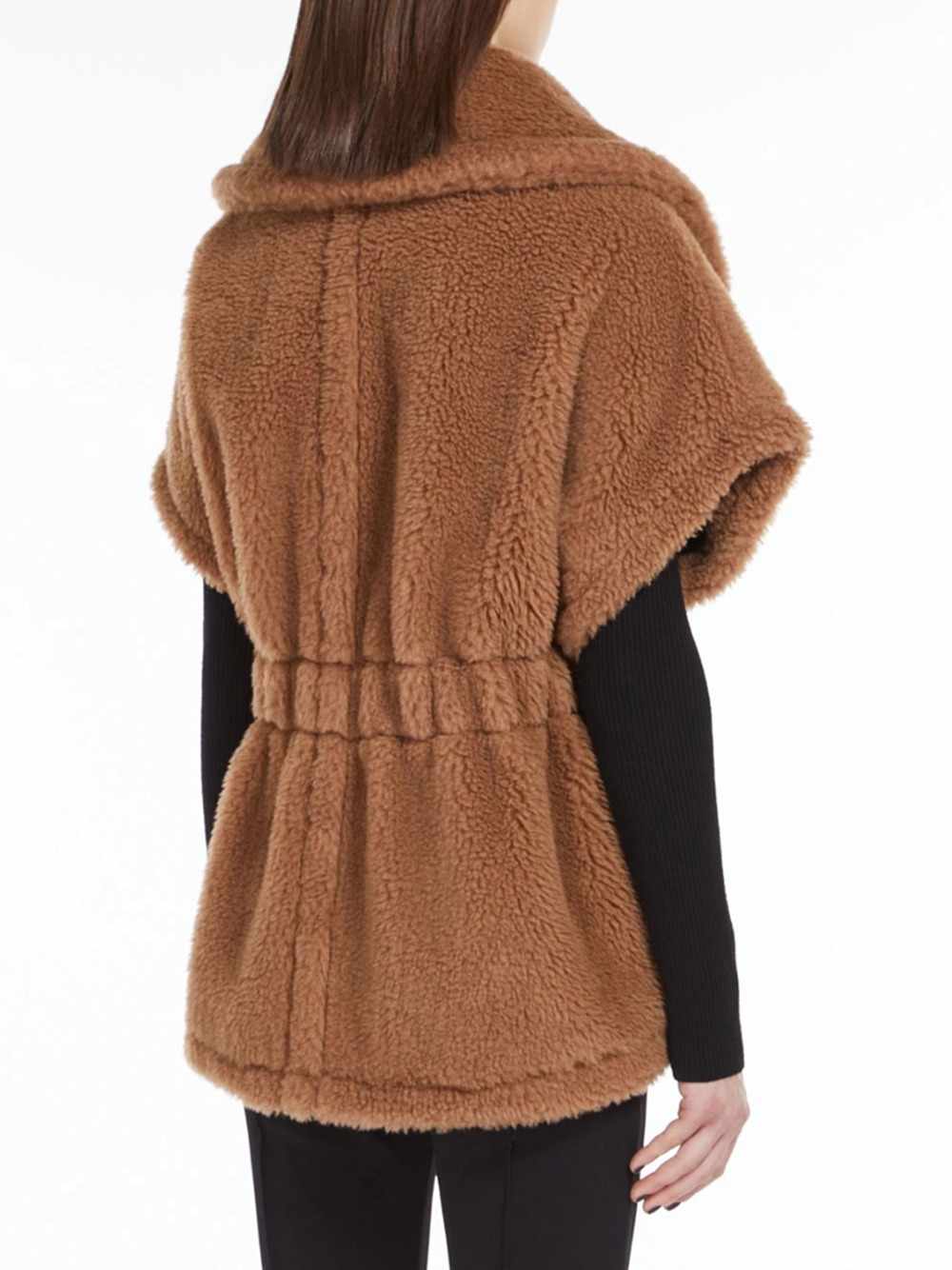 Max Mara Women Camel-Hair Teddy Fabric Cape MAX MARA