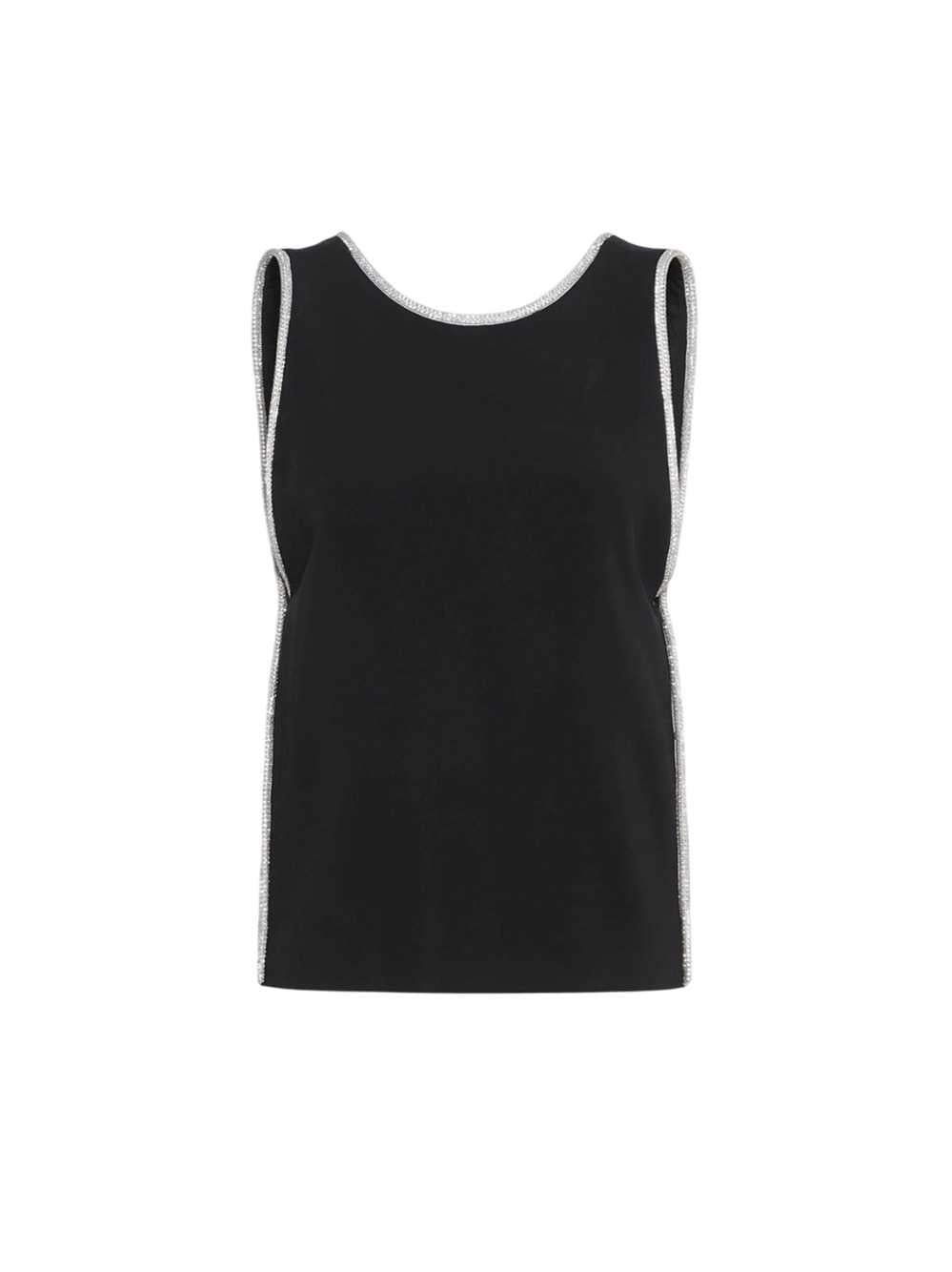 Sportmax Women Sleeveless Viscose Top - Black SPORTMAX