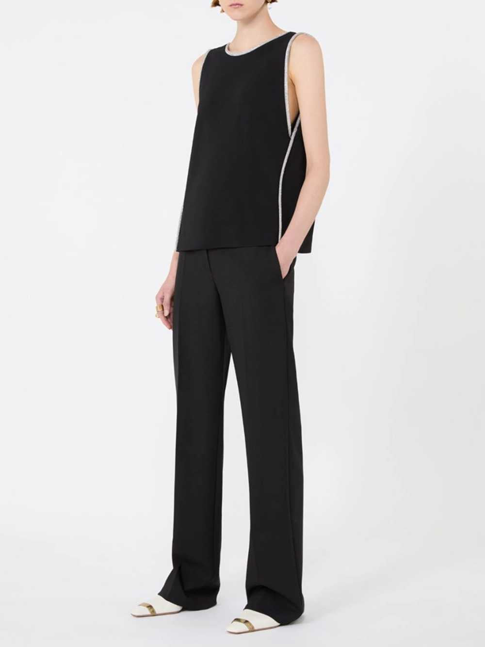 Sportmax Women Sleeveless Viscose Top - Black SPORTMAX
