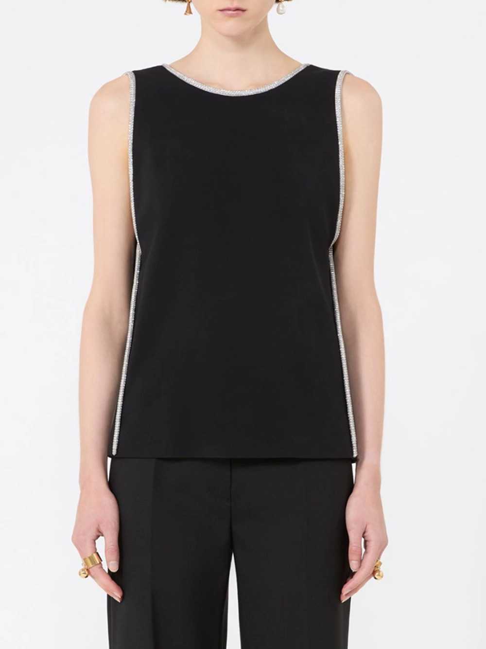 Sportmax Women Sleeveless Viscose Top - Black SPORTMAX