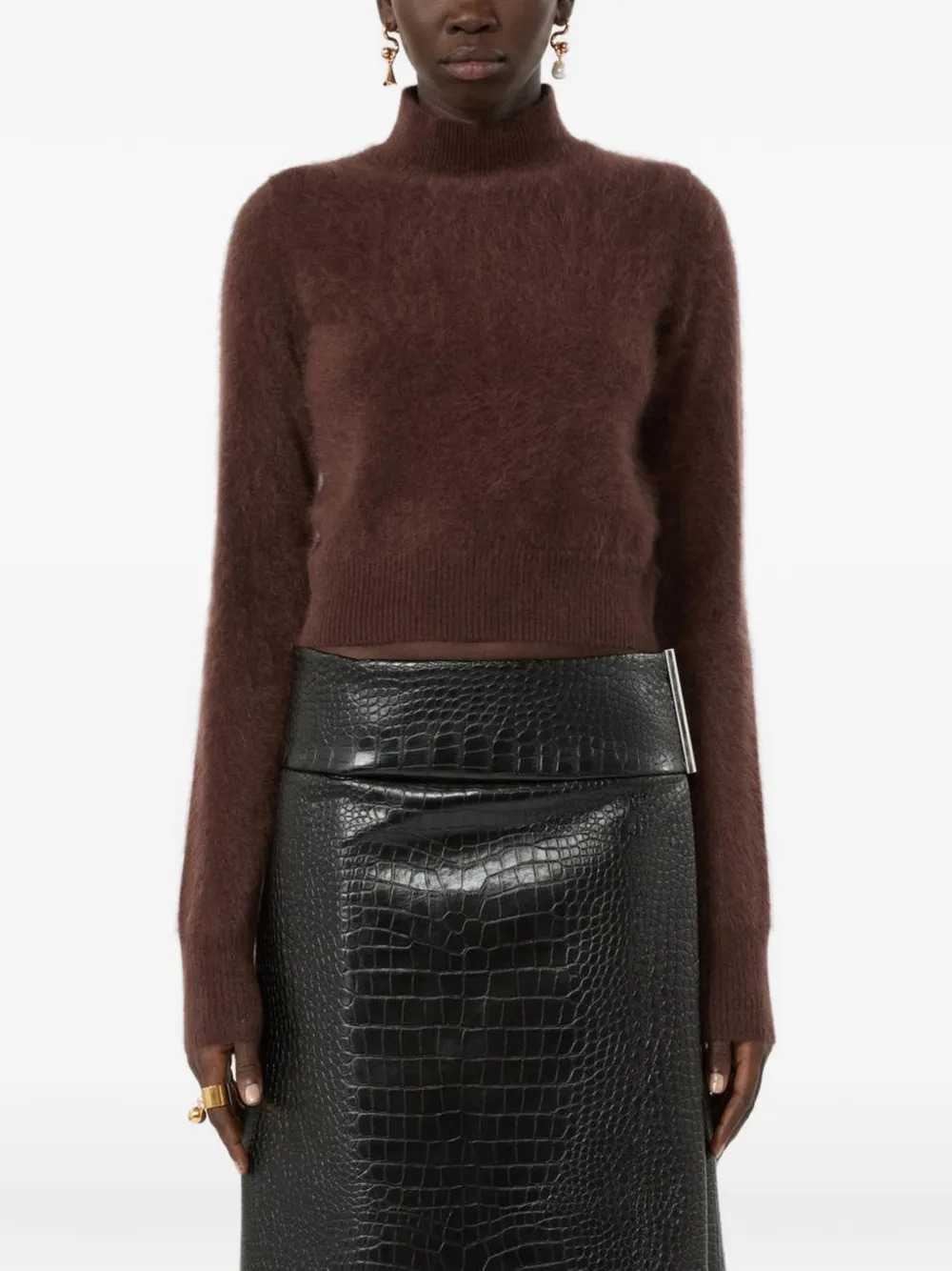 Sportmax Women Agio Cropped Cashmere Sweater SPORTMAX