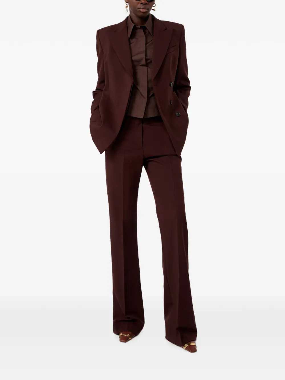 Sportmax Women Flared Trousers With Pressed Crease SPORTMAX