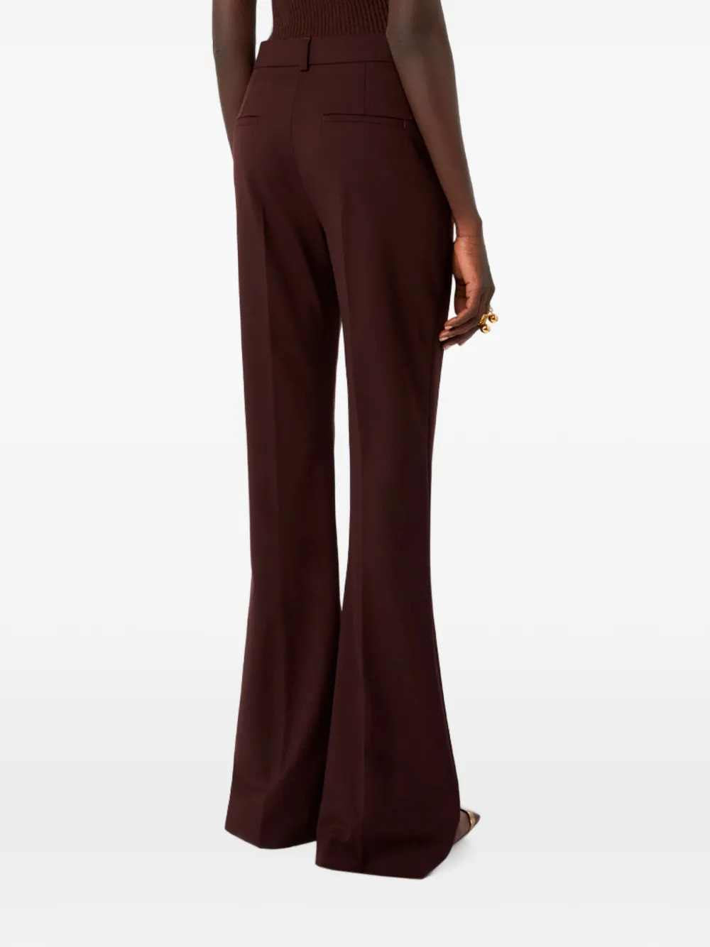 Sportmax Women Flared Trousers With Pressed Crease SPORTMAX