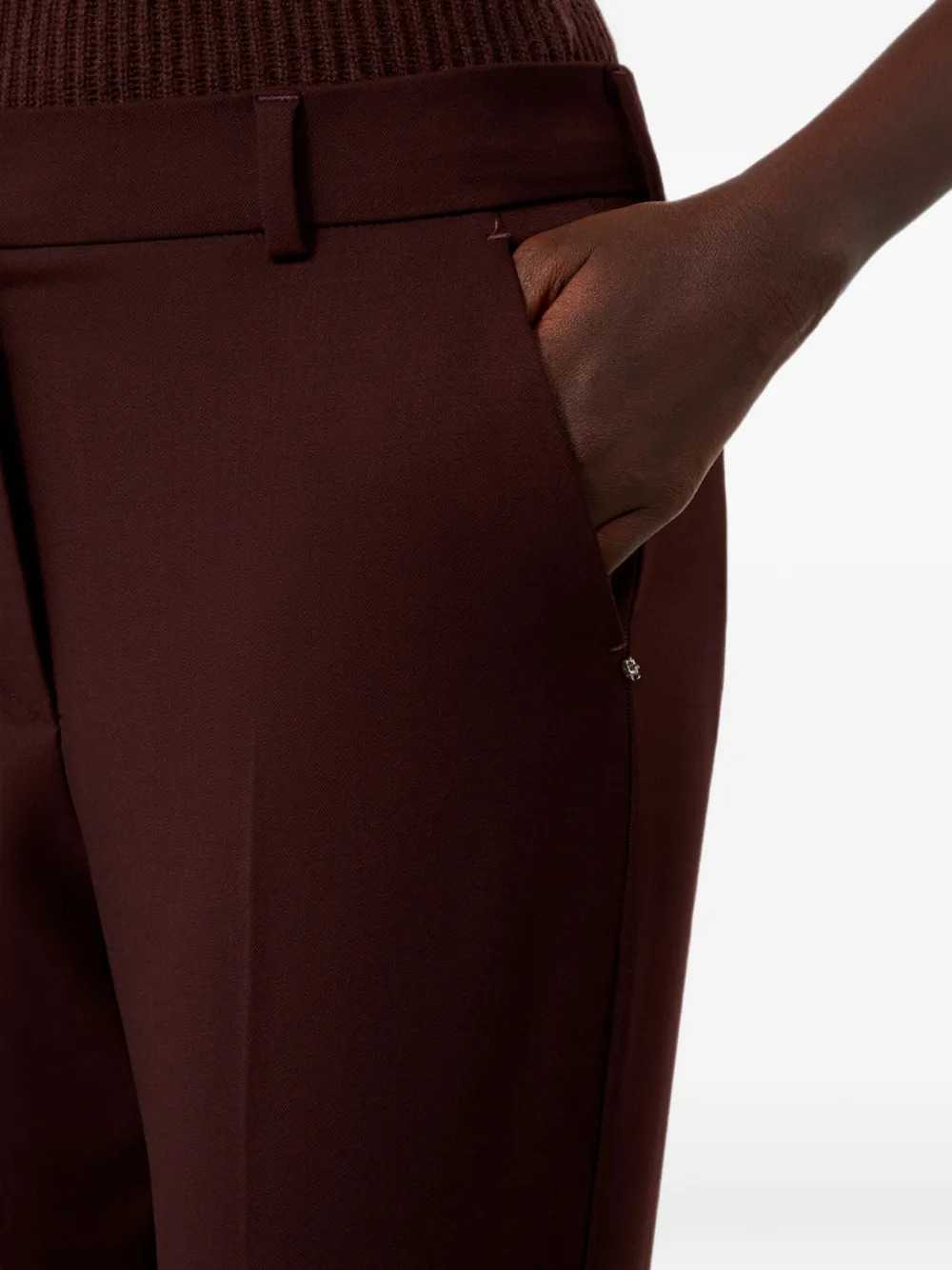 Sportmax Women Flared Trousers With Pressed Crease SPORTMAX