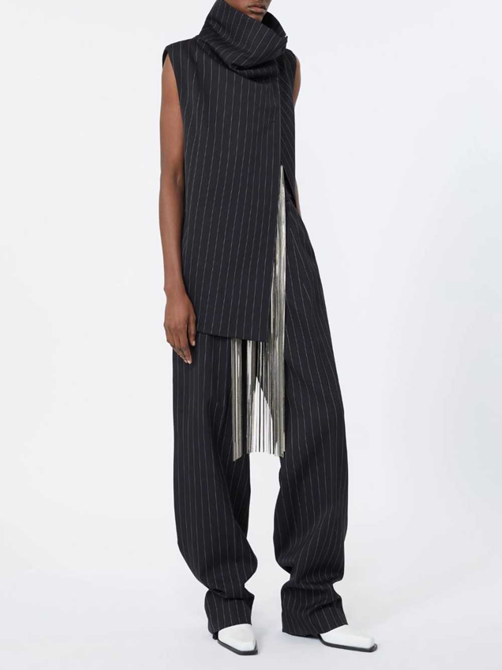Sportmax Women Stretch Wool Trousers With Pleats - Black SPORTMAX