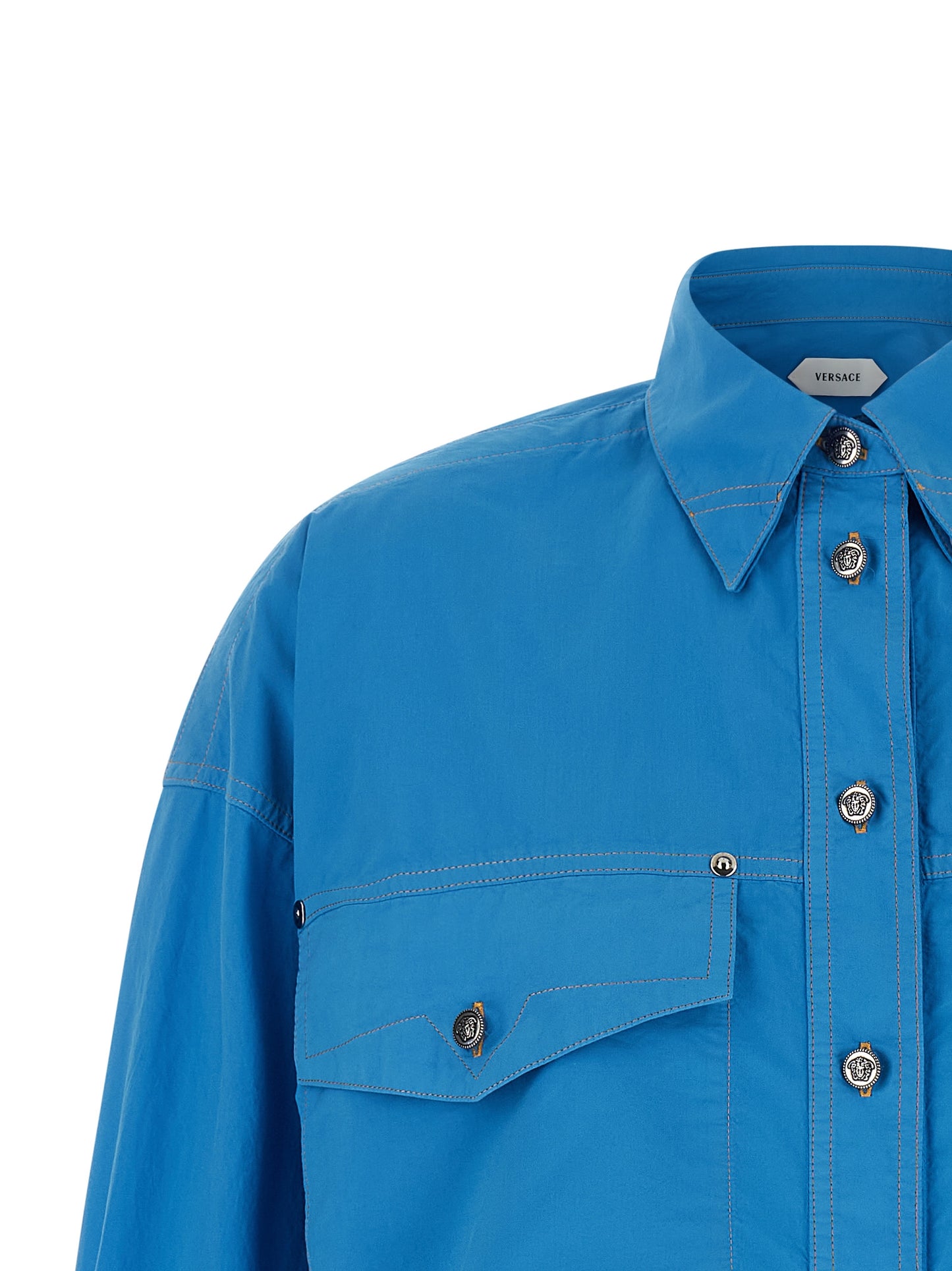 Versace Women 'Medusa' Button Shirt VERSACE
