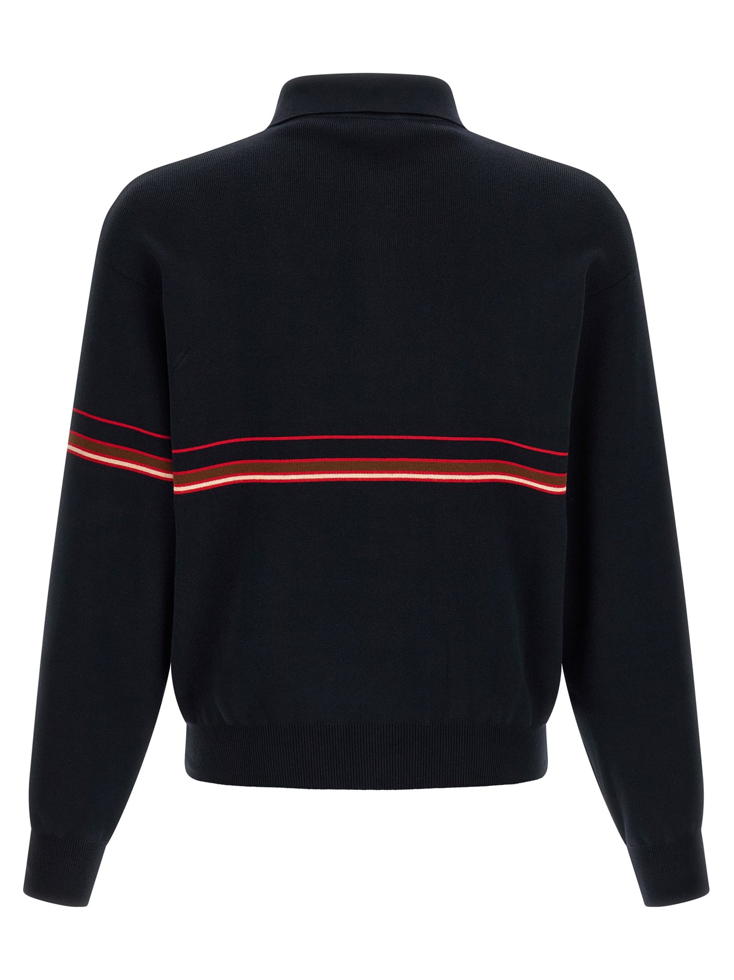 Versace Men Inlaid Striped Polo Shirt VERSACE