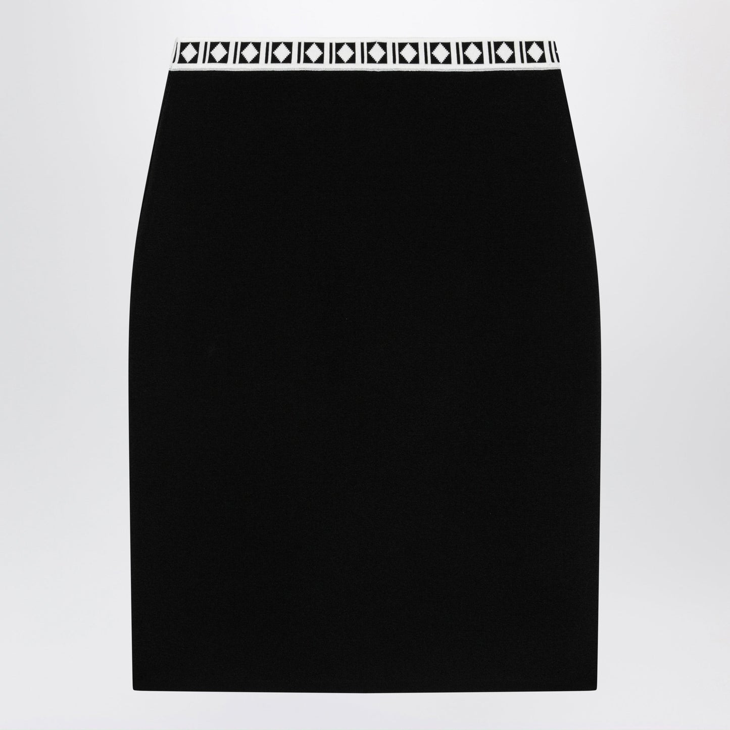 Versace Jacquard Viscose-Blend Midi Skirt In Black Women VERSACE