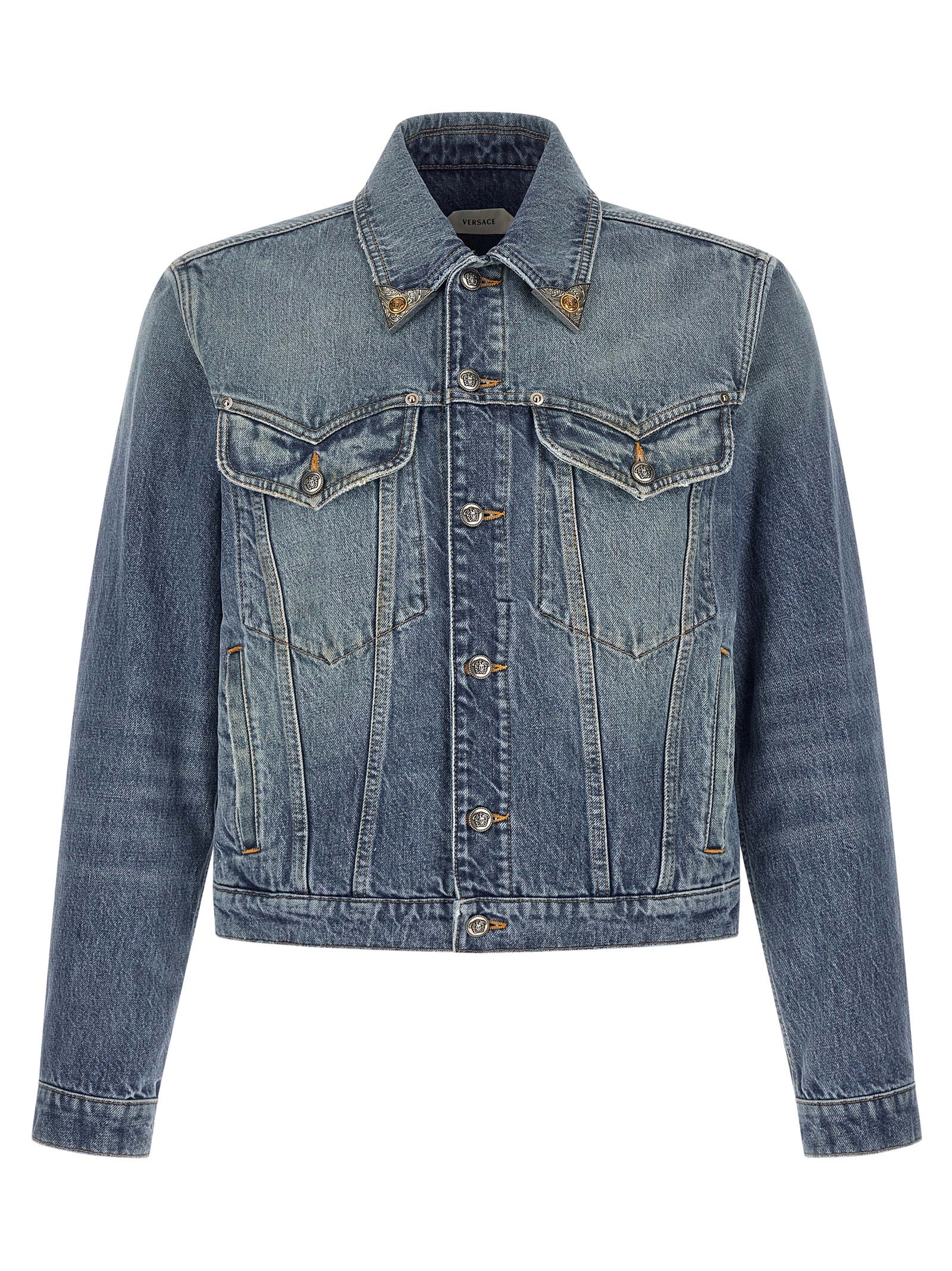 Versace Men 'Medusa' Denim Jacket VERSACE