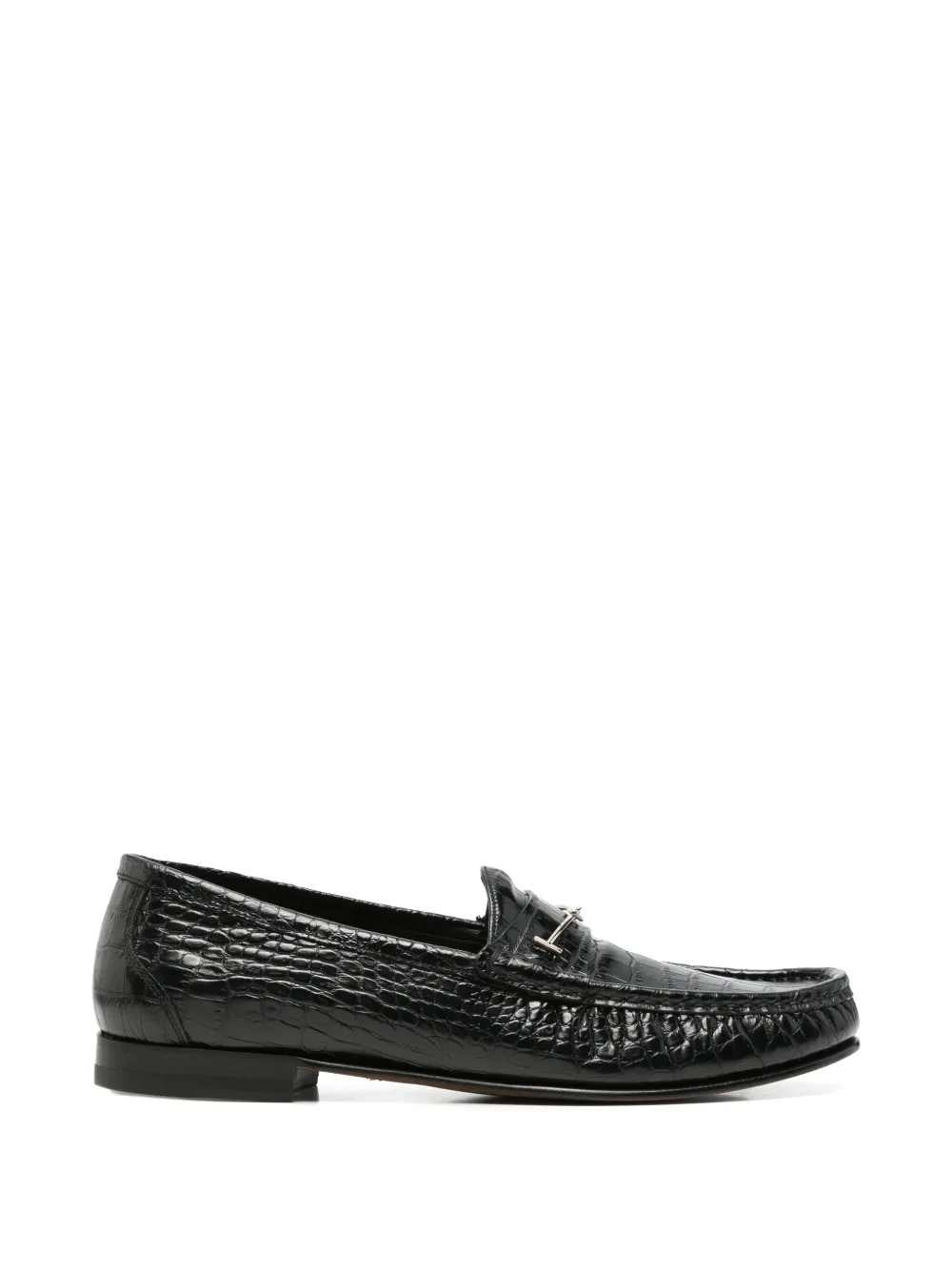 Tom Ford Men Crocodile-Effect Loafers TOM FORD