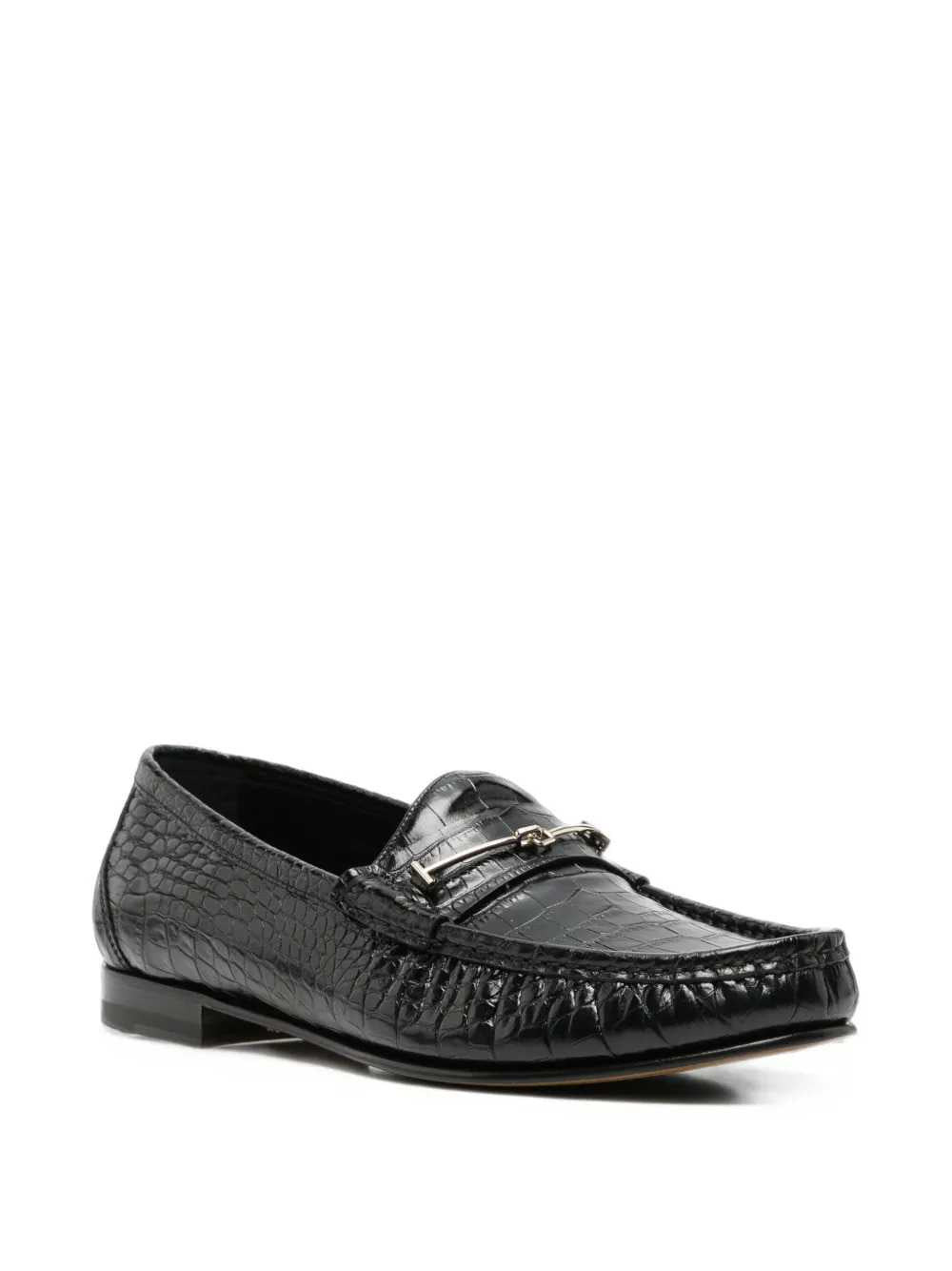 Tom Ford Men Crocodile-Effect Loafers TOM FORD