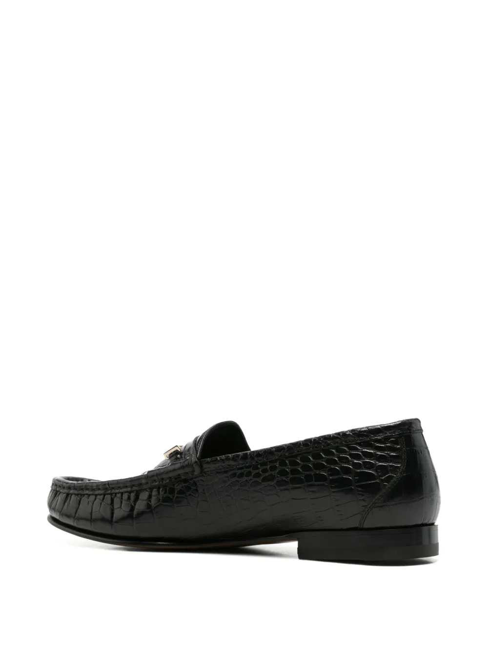 Tom Ford Men Crocodile-Effect Loafers TOM FORD