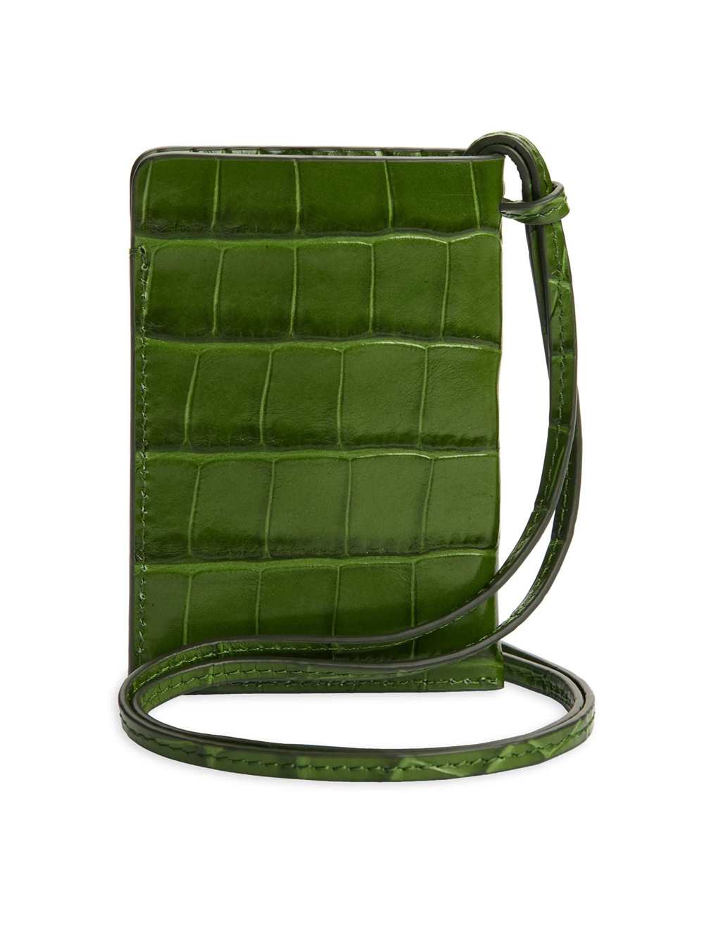 Tom Ford Men Crocodile-Embossed Leather Card Holder TOM FORD