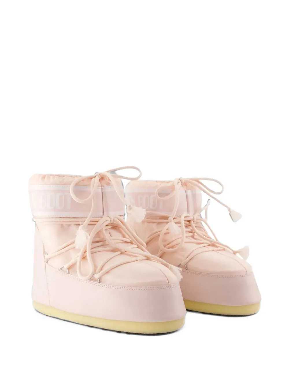 Moon Boot Women Icon Low Boots In Pink Nylon MOON BOOT