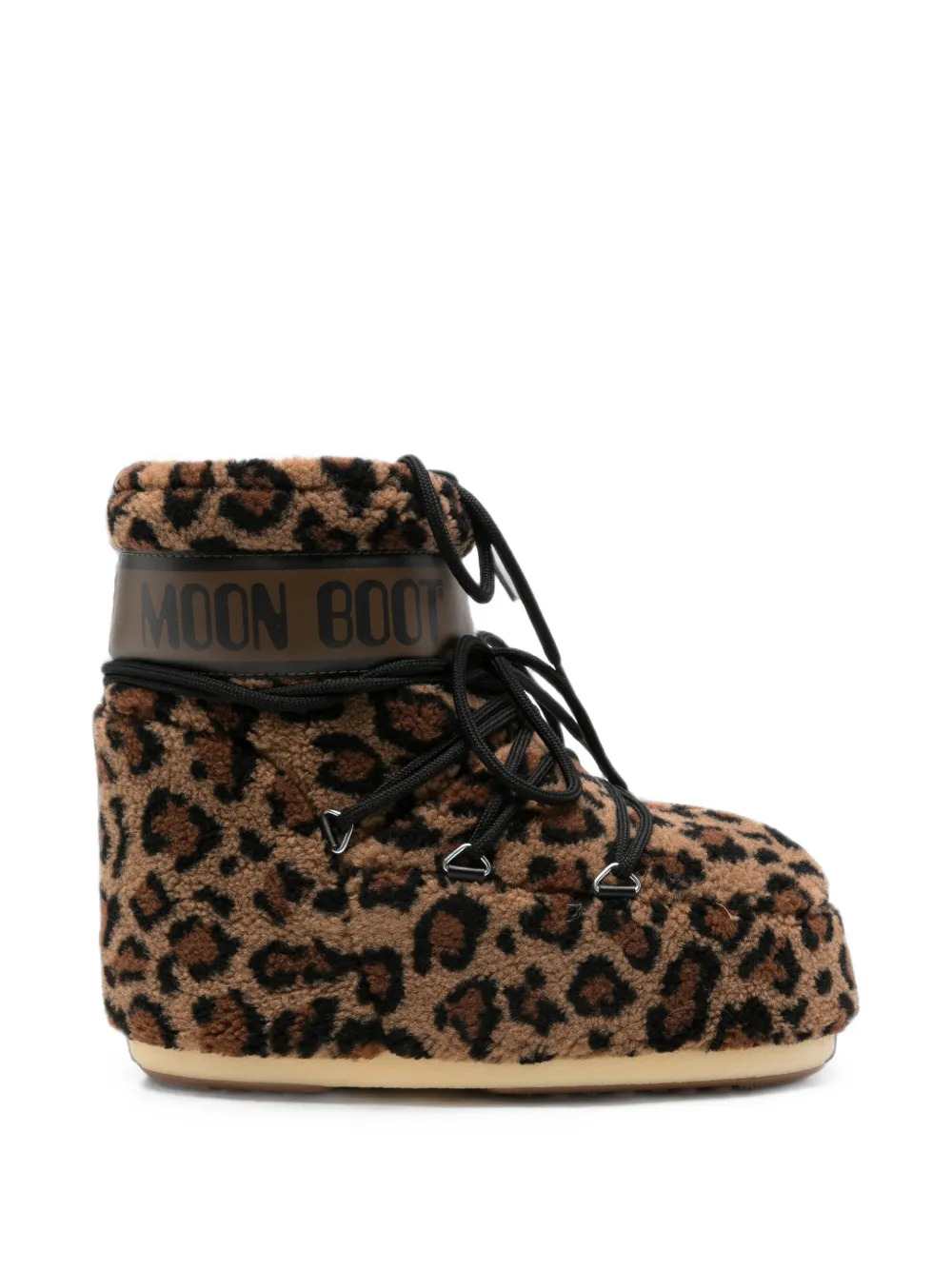 Moon Boot Women Icon Leopard-Print Fleece Boots MOON BOOT