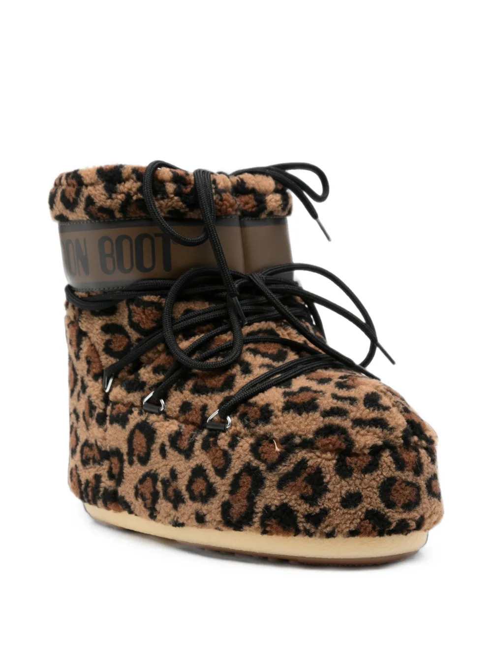 Moon Boot Women Icon Leopard-Print Fleece Boots MOON BOOT