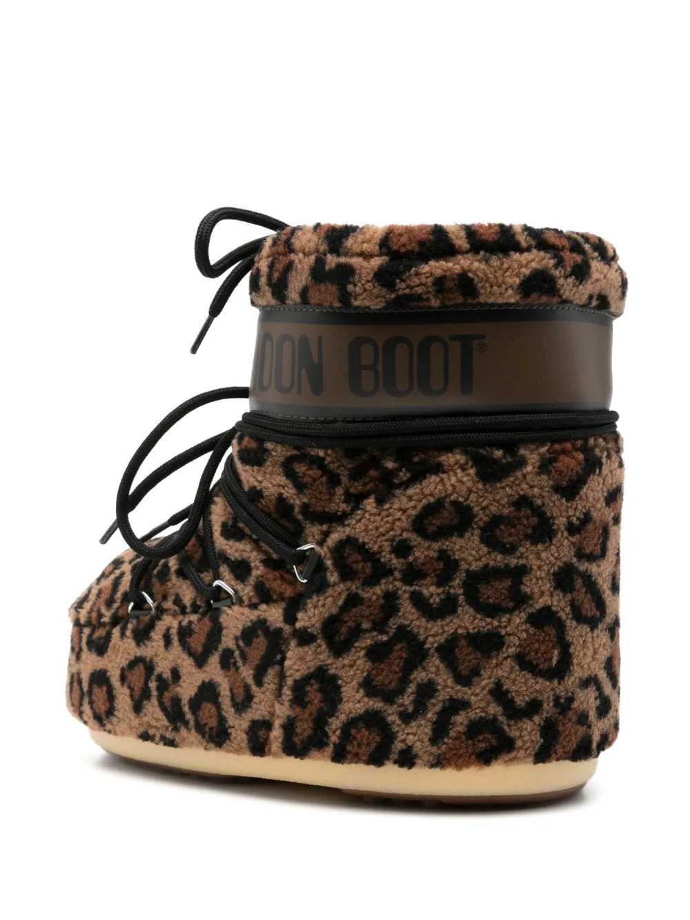 Moon Boot Women Icon Leopard-Print Fleece Boots MOON BOOT