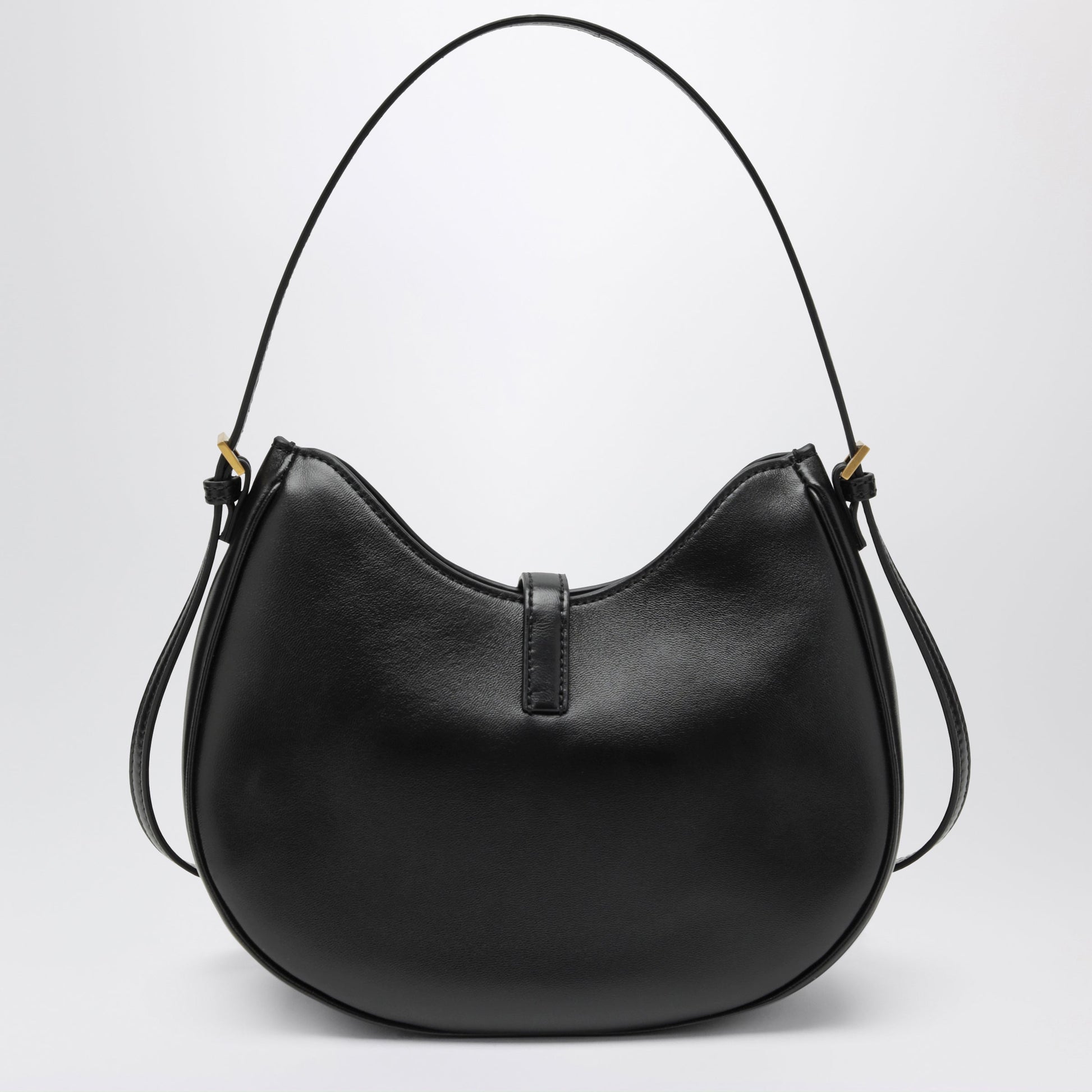 Versace Emblã¨Me Black Nappa Hobo Bag Women VERSACE