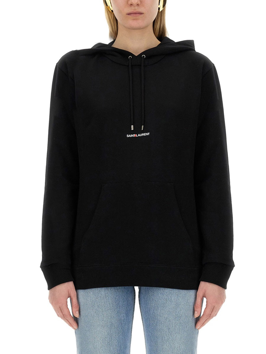 Saint Laurent Women Sweatshirt With Logo Print SAINT LAURENT
