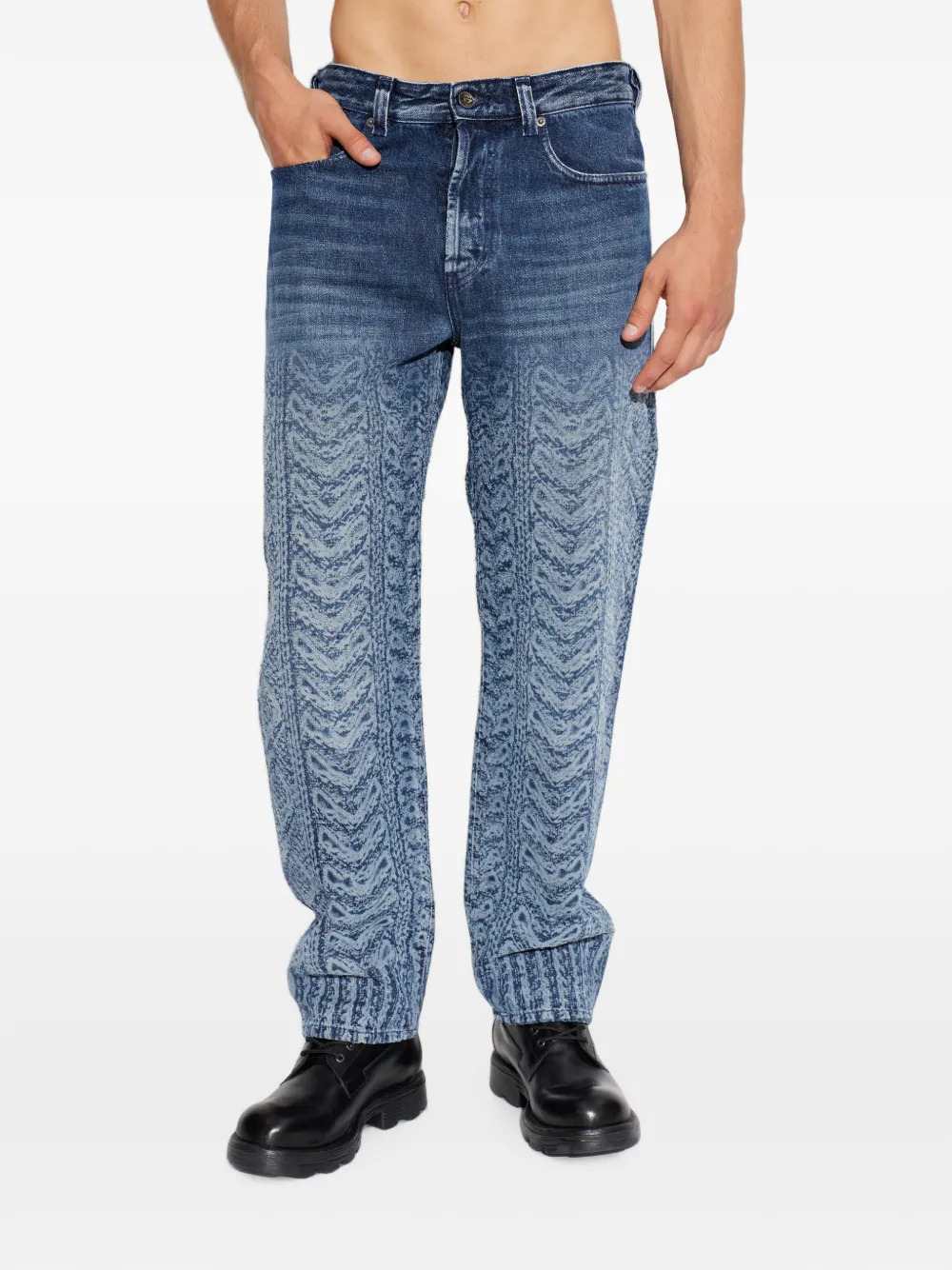 Diesel Men 2024 D-Macs-S8 Printed Jeans DIESEL